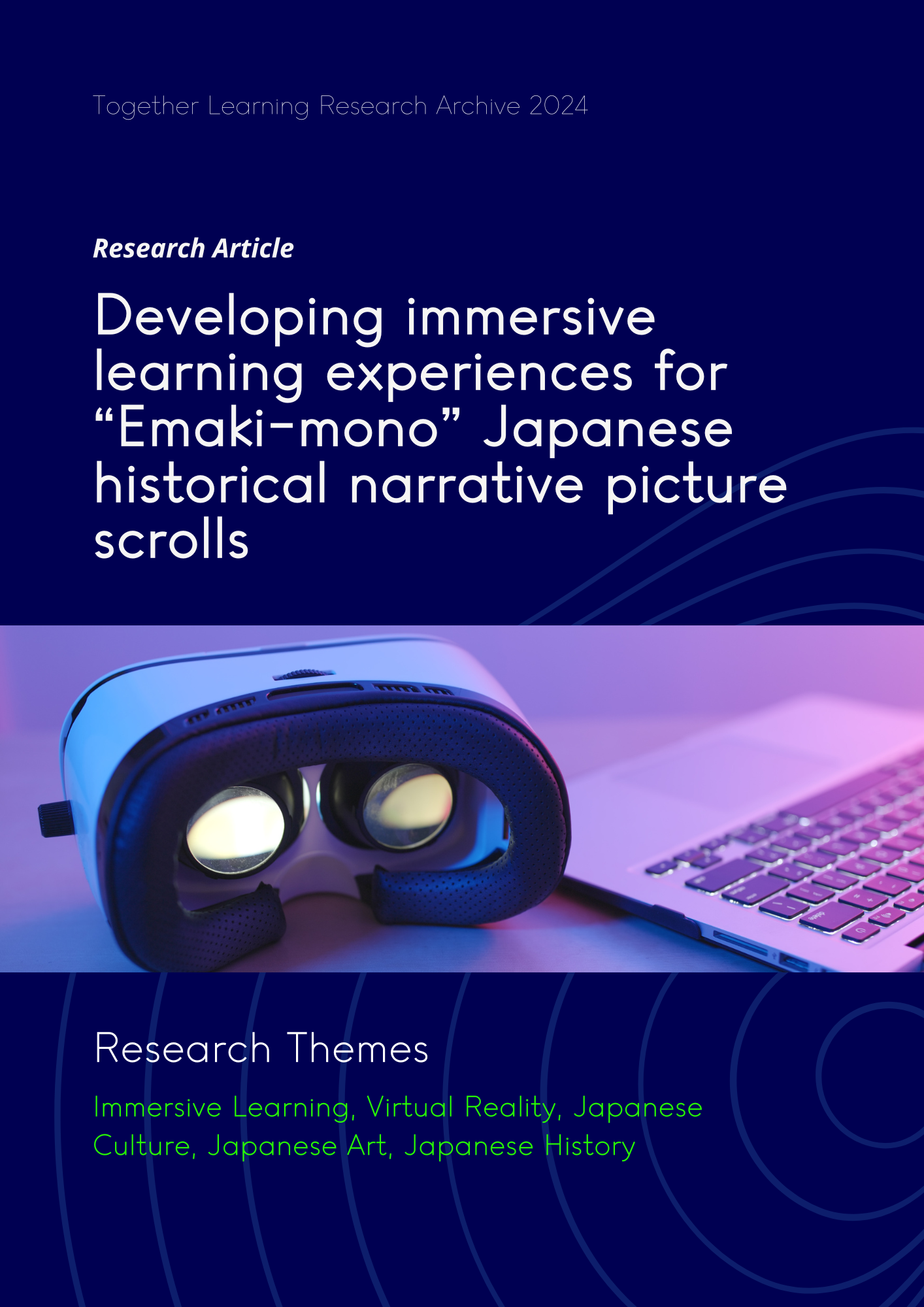 Cover art for Developing immersive learning experiences for “Emaki-mono” Japanese historical narrative picture scrolls